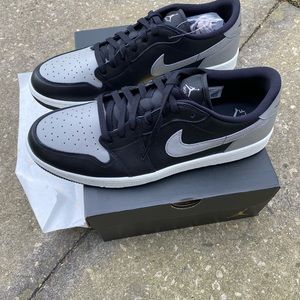 Air Jordan 1 low golf black and gray